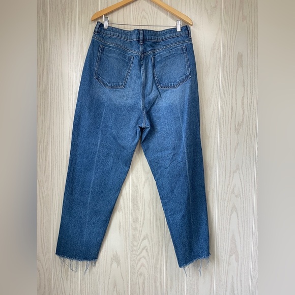 ASOS Mom Jeans Raw Hem REMO 18 Size 36/32 (14 US) LNC - Picture 3 of 6
